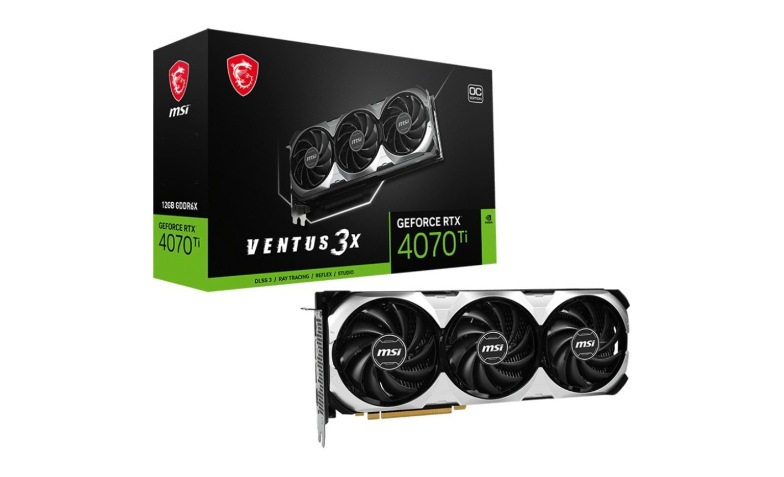 MSI NVIDIA GeForce RTX 4070 Ti Graphic Card - 12 GB GDDR6X