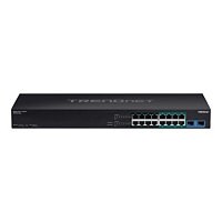 TRENDnet TPE BG182G - switch - 18 ports - unmanaged - rack-mountable - TAA Compliant