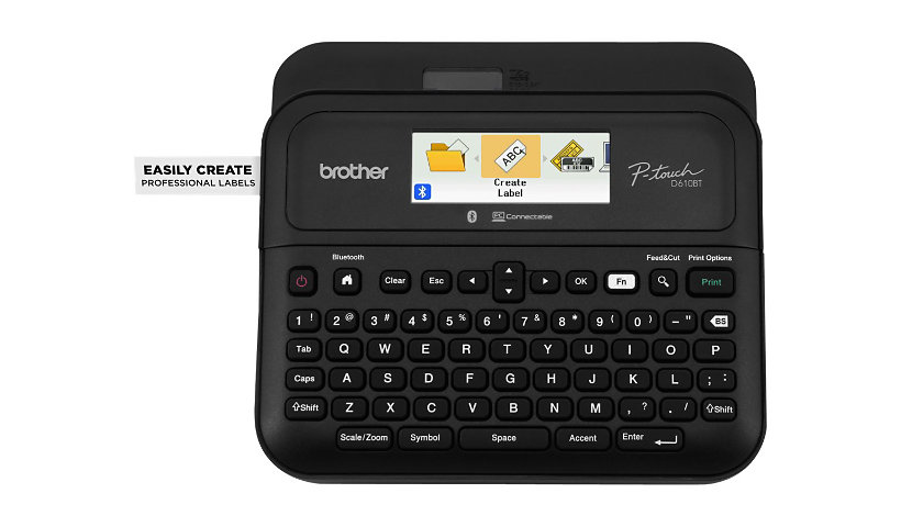 Brother P-Touch PT-D610BT - étiqueteuse - Noir et blanc - transfert thermique