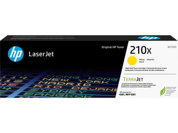 HP 210X Yellow Original LaserJet Toner Cartridge