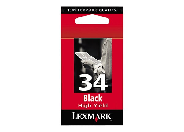 Lexmark Cartridge No. 34 - black - original - ink cartridge