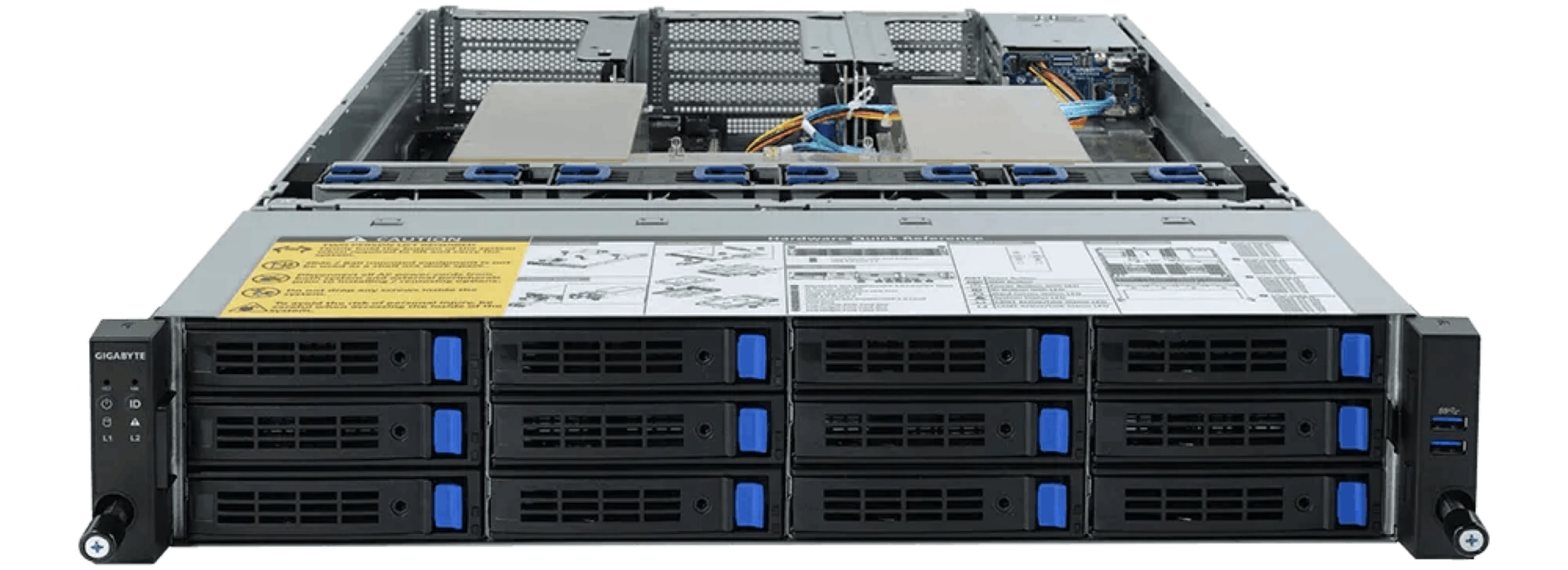 System76 Eland Pro 2U AMD EPYC 7513 4x32GB Rack Server