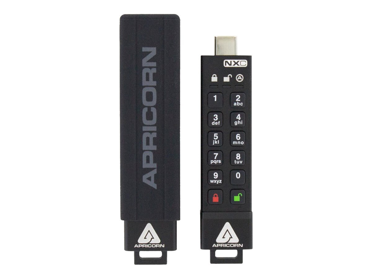 Apricorn Aegis Secure Key 3NXC - USB flash drive - 256 GB - TAA Compliant