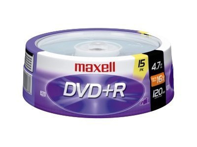 Maxell - DVD+R x 15 - 4.7 GB - storage media