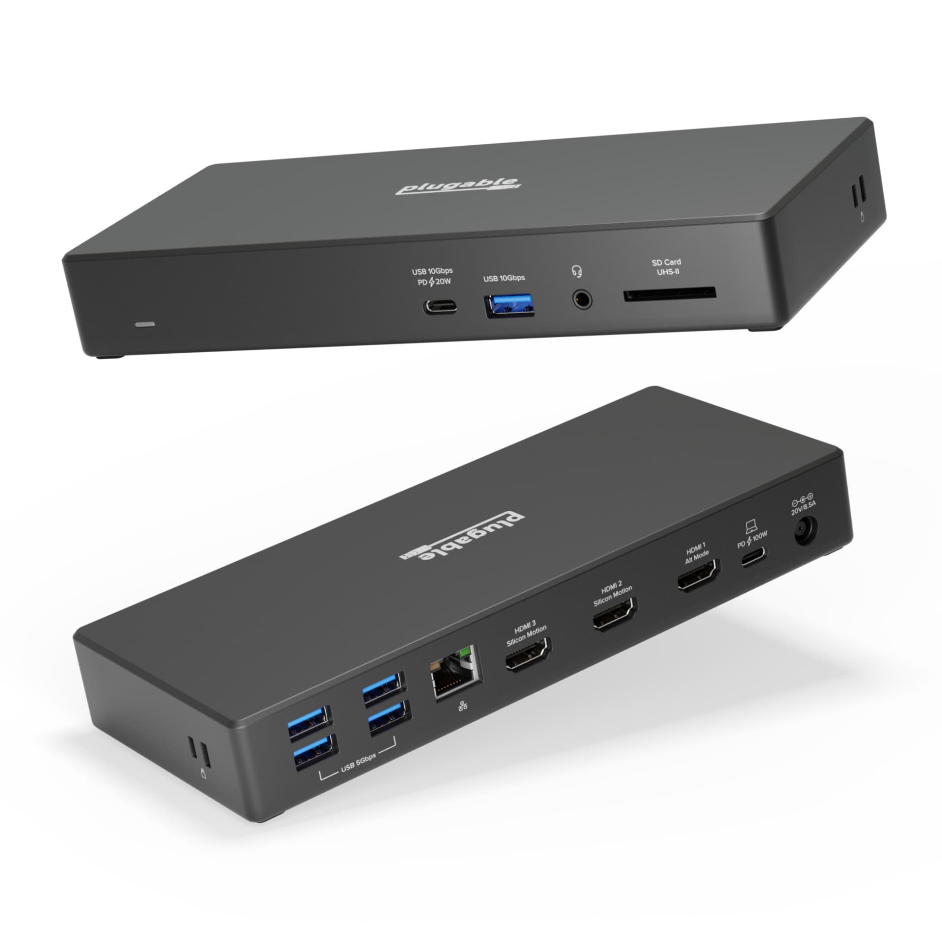 Plugable Thunderbolt™ 4 Docking Station for 4 Monitor Setup, 100W