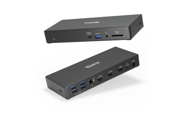 Plugable USB-C Triple Docking Station 100W,3x HDMI - UD-768PDZ - Docking Stations Port Replicators -