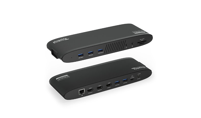 Plugable USB-C Triple Monitor Laptop Docking Station-100W Charging-DisplayLink Dock w/3x HDMI,Windows,Mac,Chromebooks