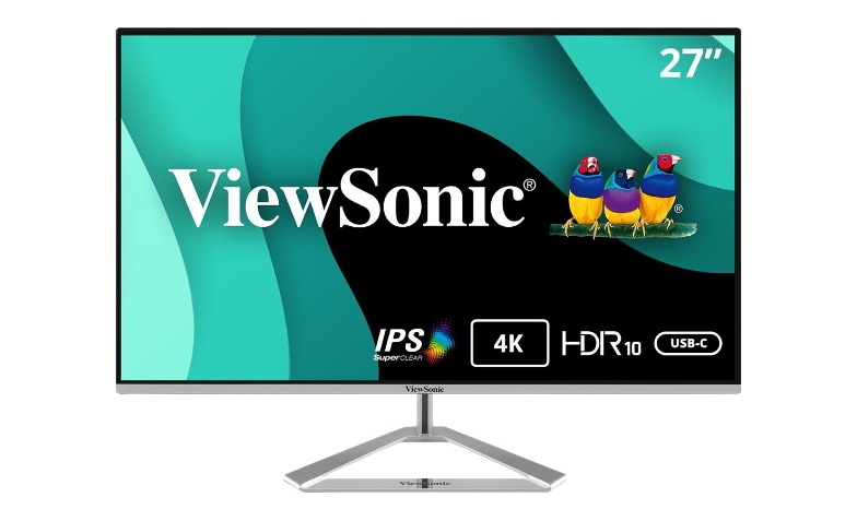 ViewSonic VX2776-4K-MHDU - 4K UHD IPS Monitor with 65W USB-C