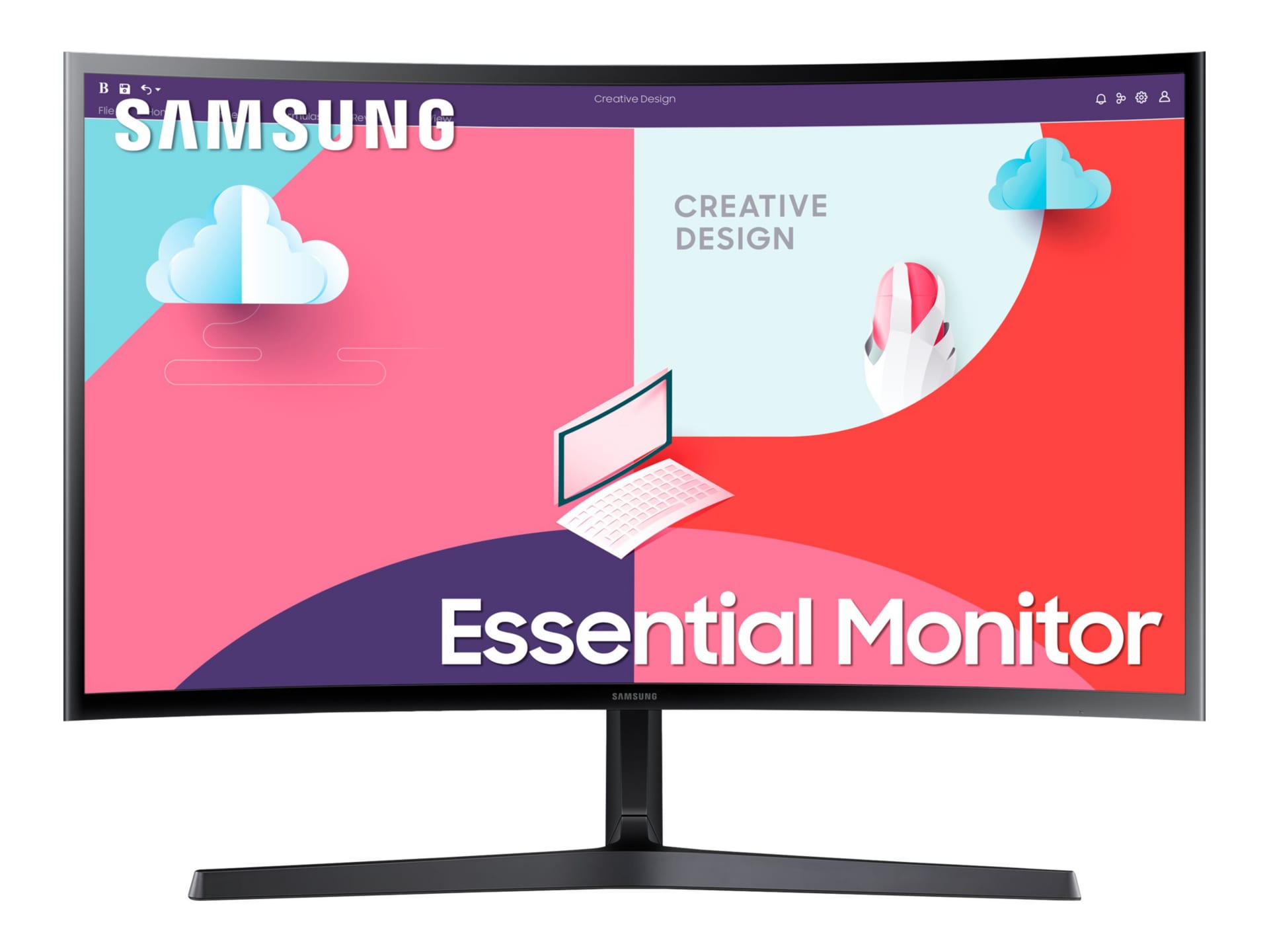 Samsung S24C368EAN - S36C Series - LED monitor - curved - Full HD (1080p) -