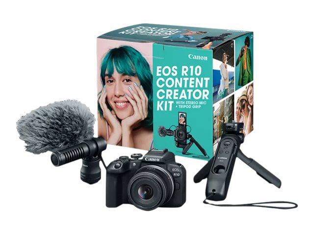Canon EOS R10 - Content Creator Kit - digital camera RF-S 18-45mm F4.5-6.3