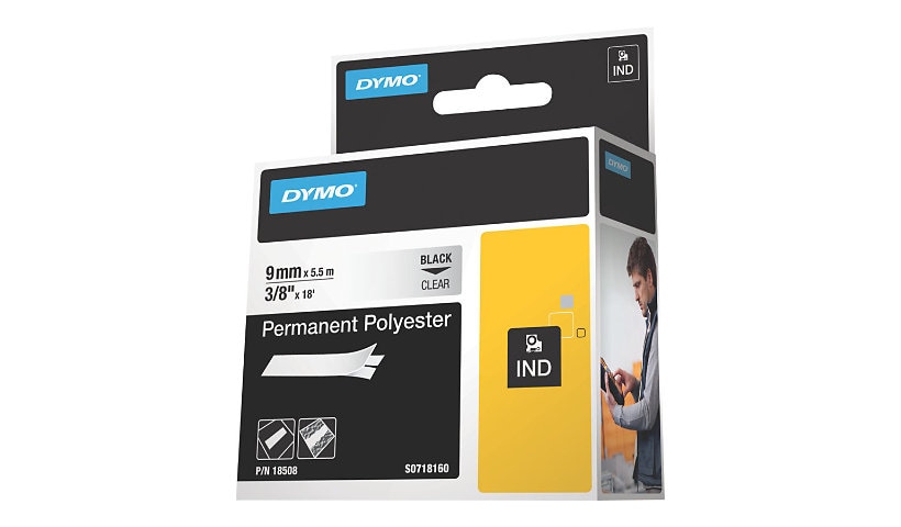 DYMO - bande permanente - 1 cassette(s) - rouleau (0,9 cm x 5,5 m)