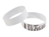 Zebra Z-Band Direct Short Range - flexible wristbands - 525 pcs. - 25.4 x 279.4 mm