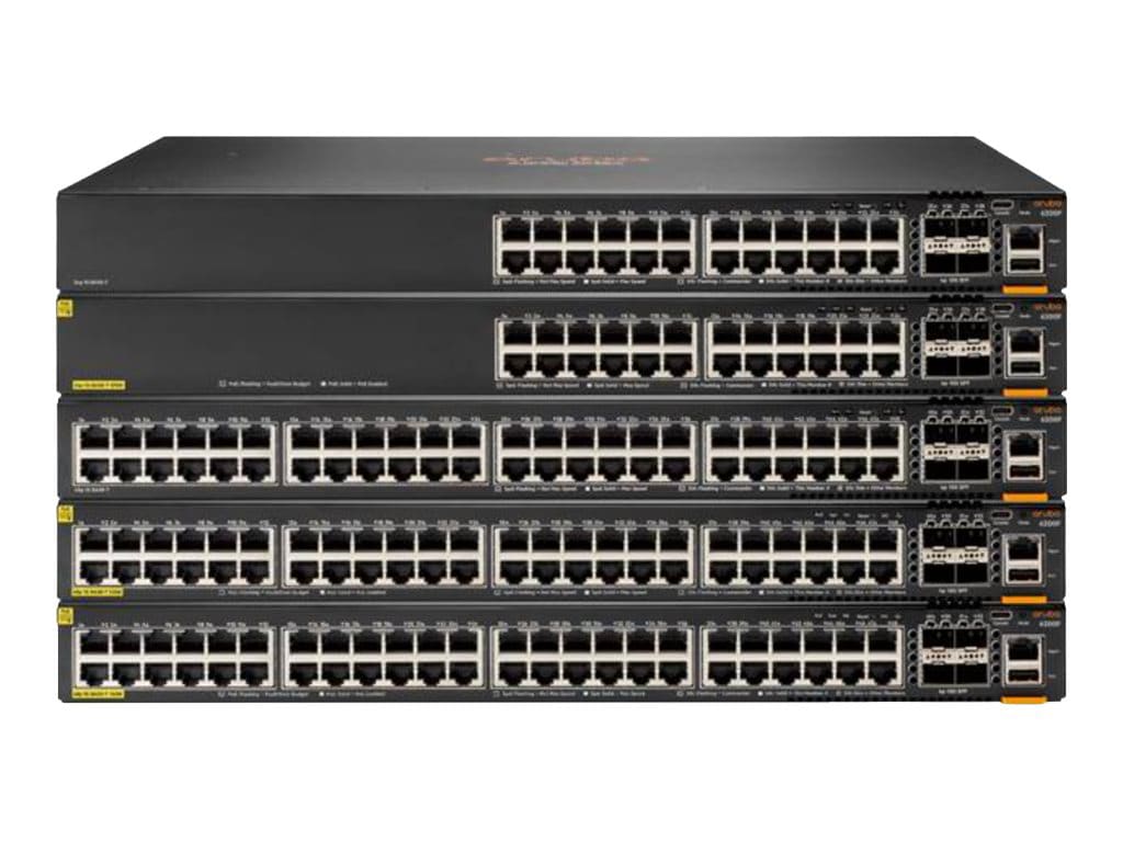 HPE Aruba 6200M 24G Class4 PoE 4SFP+ - switch - 24 ports - managed - rack-mountable