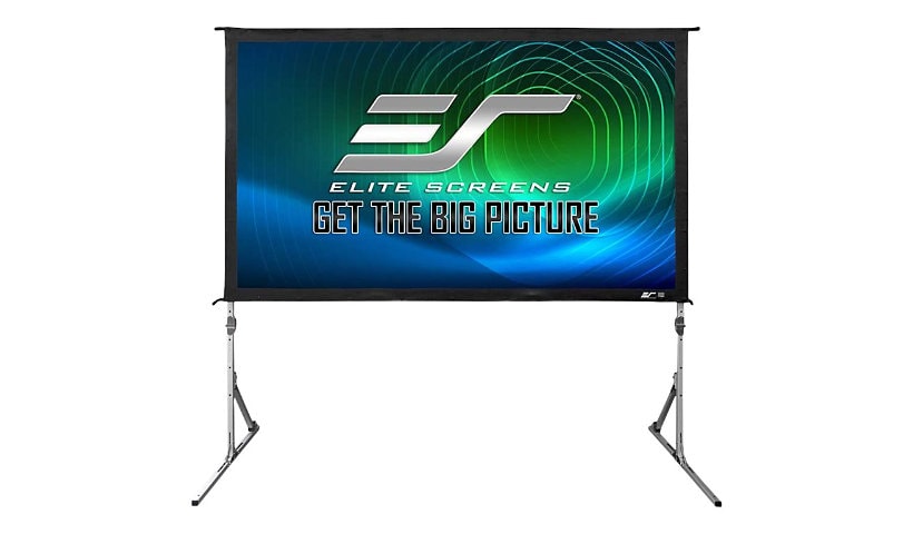 Elite Screens Yard Master Plus Series projection screen with legs - 145" (368 cm)