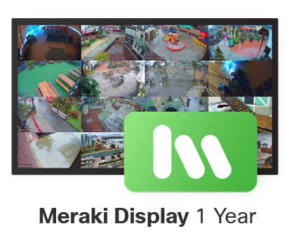 Cisco Meraki Display - Term License (1 year) + Support - 1 license