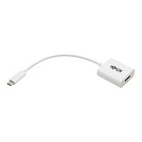 Tripp Lite USB C to HDMI Adapter 8K60Hz HDR 4:4:4 HDCP 2.3 White M/F 6in