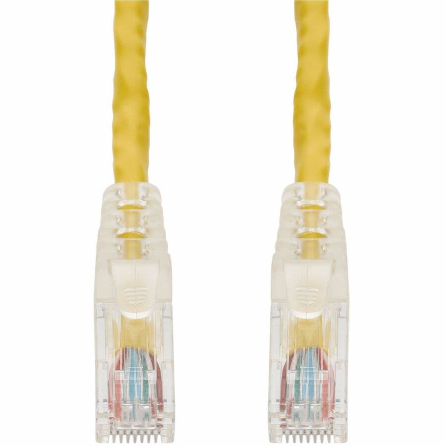 Proline 15ft Yellow CAT 6 PVC Ethernet Cable Snagless Easy Clear Boot TAA R