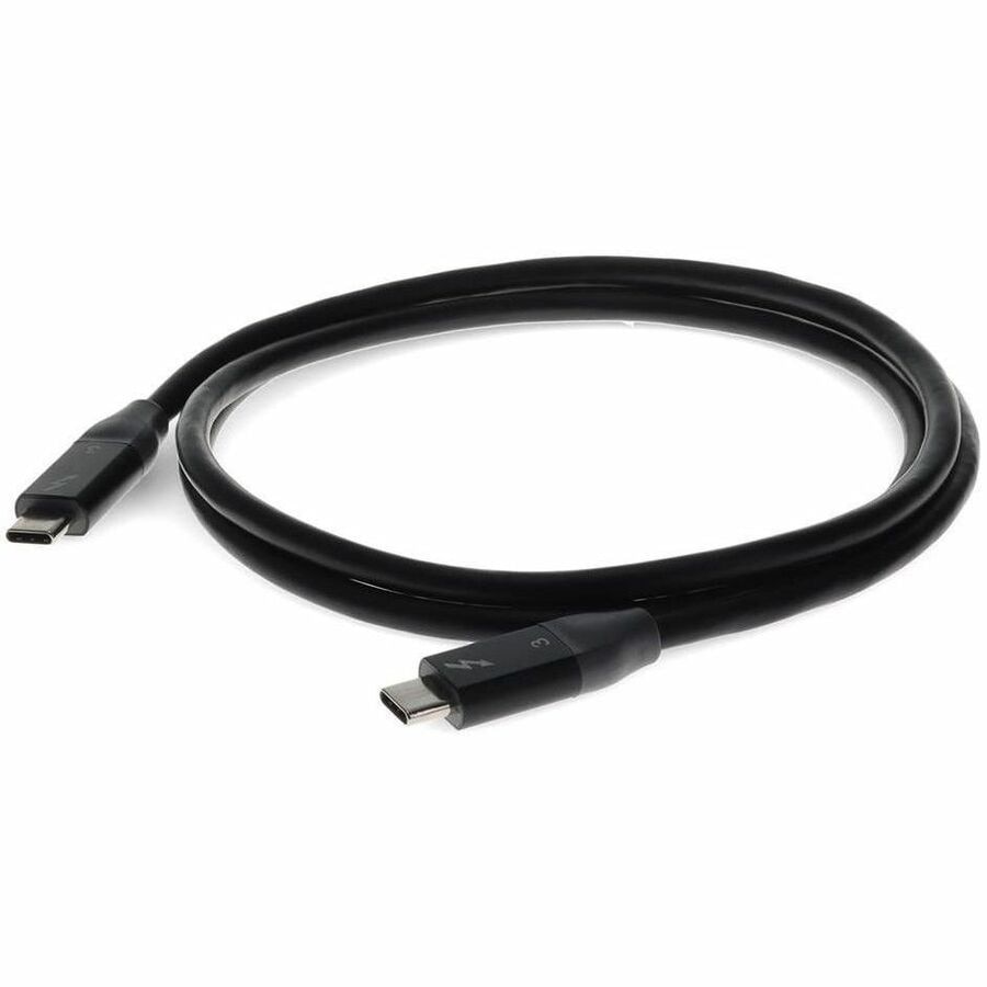 Proline 1.0m (3.3ft) USB C 3.1 Male to Male Thunderbolt®-compatible Sync and Charge Black Cable