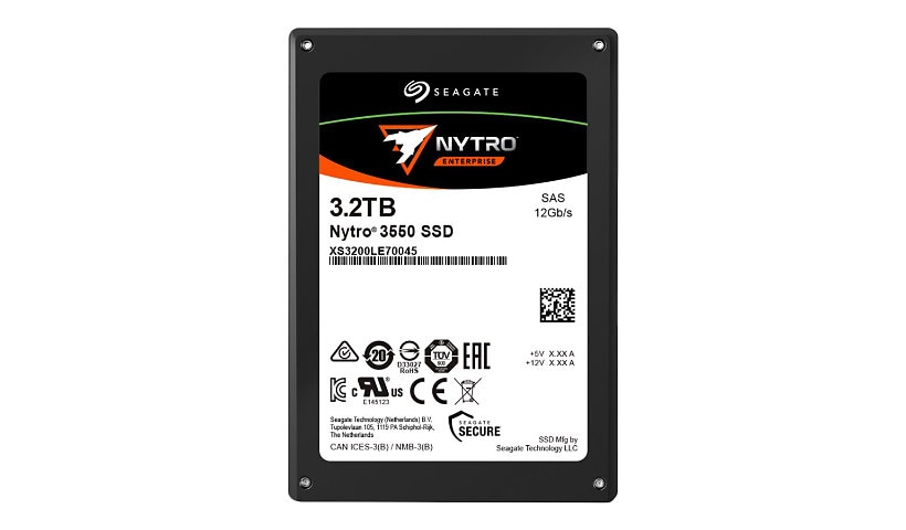 Seagate Nytro 3550 XS3200LE70045 - SSD - charges de travail mixtes - 3.2 To - SAS 12Gb/s