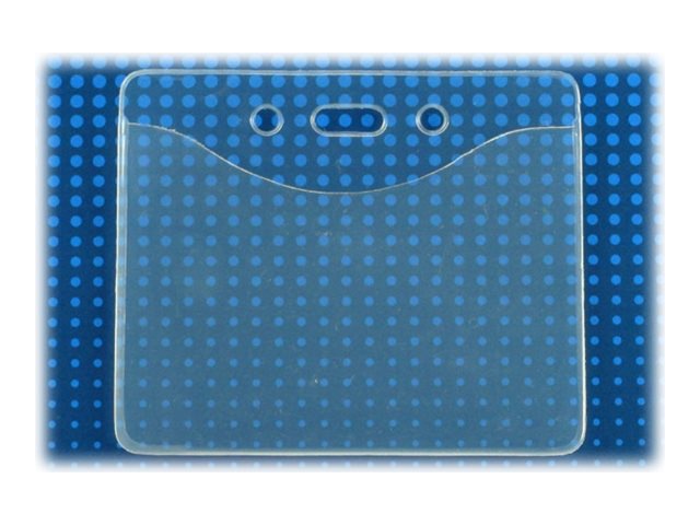 Brady People ID PureClear card holder - for 86 x 60 mm - clear (pack of 100)