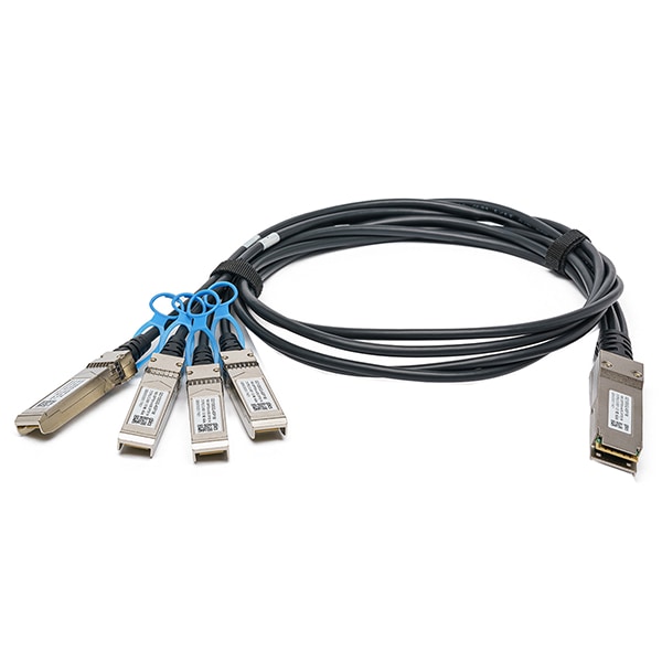 Fortinet 100GE breakout to 4x 25GE direct attach cable - 10 ft