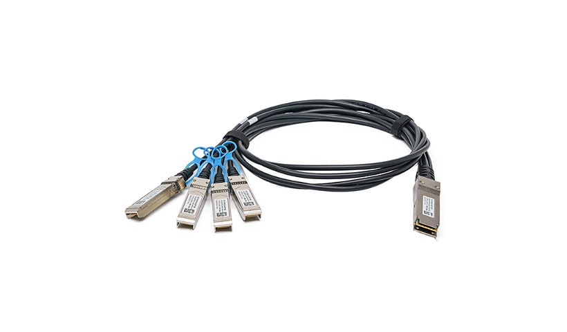 Fortinet 100GE breakout to 4x 25GE direct attach cable - 10 ft