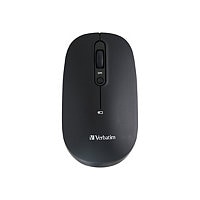 Verbatim - mouse - multi-device, rechargeable - 2.4 GHz, Bluetooth 5.0 - bl
