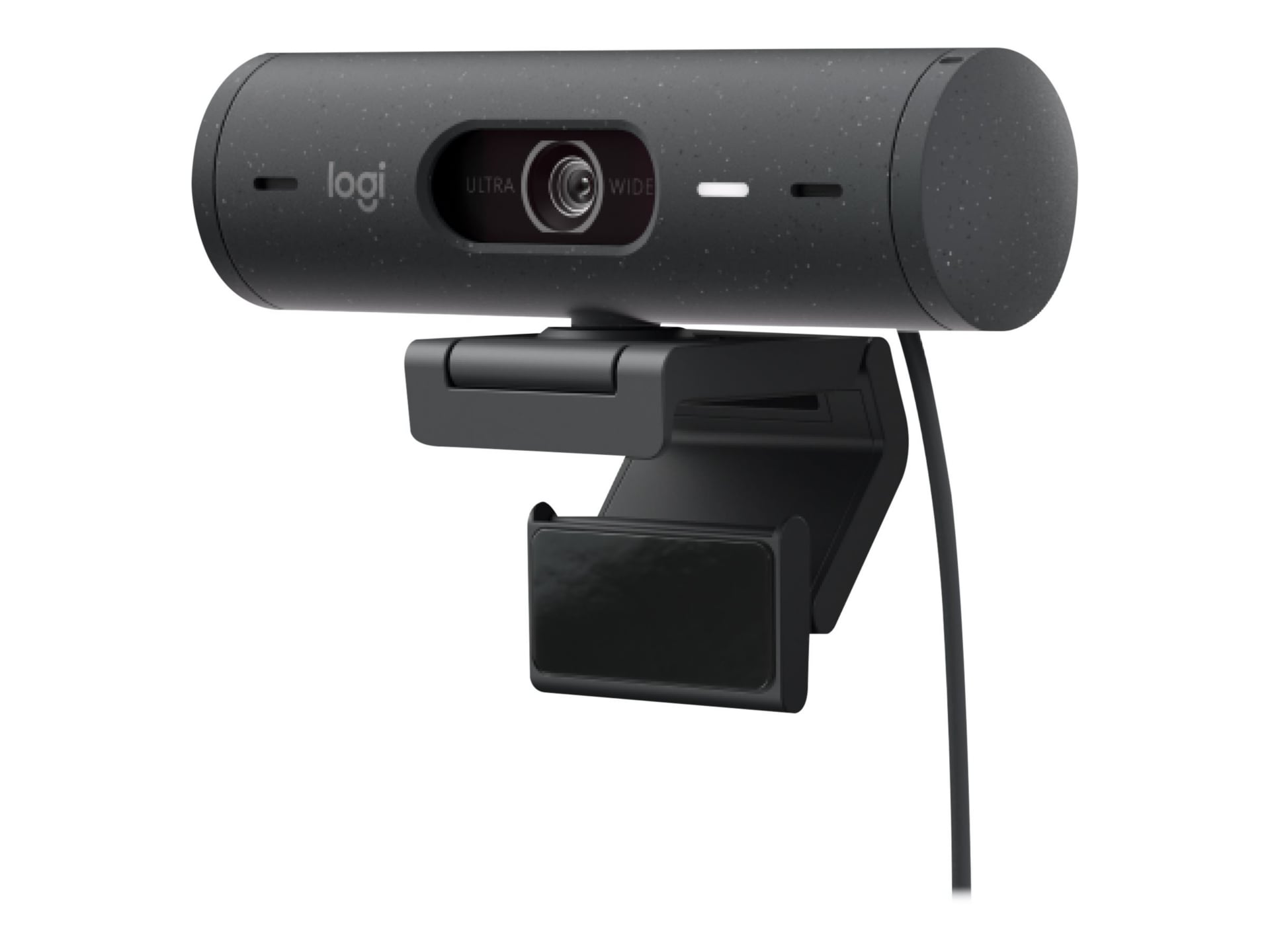 Logitech Brio 500 Full HD Webcam with Auto Light Correction, Auto-Framing, Show Mode, Dual Noise Reduction Mics, Webcam