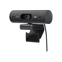 Logitech Brio 500 Full HD Webcam with Auto Light Correction, Auto-Framing,