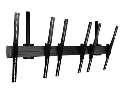 Chief Fusion 3x1 Menu Board Ceiling Display Mount - For Displays 40-55" - Portrait mounting kit - for 3 LCD displays -