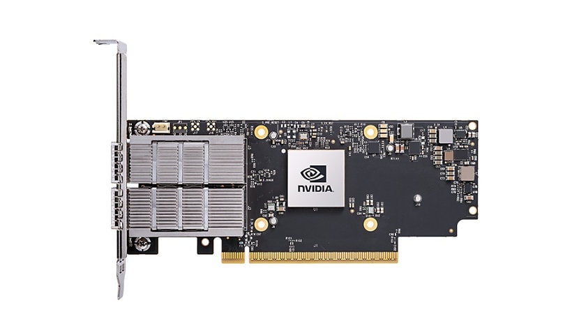 NVIDIA ConnectX-7 - network adapter - PCIe 5.0 x16 - 200Gb InfiniBand x 1 + 200Gb Ethernet / 200Gb Infiniband x 1