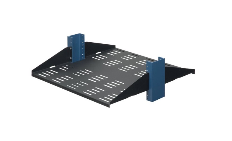 Rack Solutions 2U 2Post Center Mount Shelf 20in Depth
