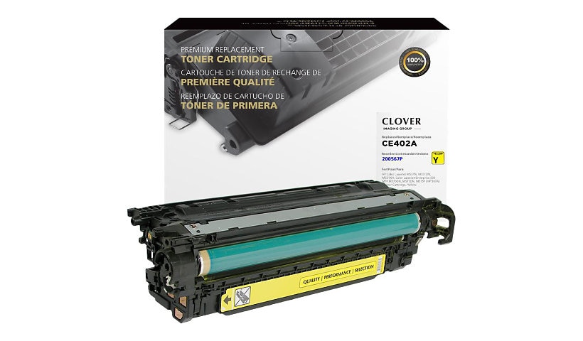 Clover Imaging Group - jaune - compatible - cartouche de toner (alternative pour : HP 507A)