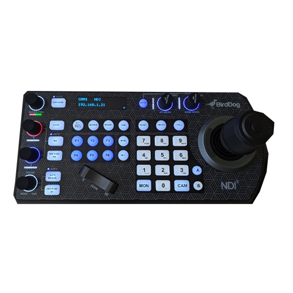 BirdDog P240 Full NDI Camera with Free PTZ Keyboard - Black