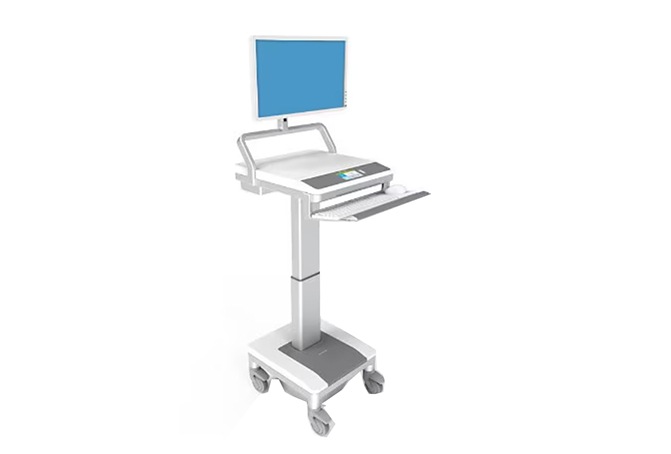 Humanscale T7 Mobile Technology Cart with Auto-Lift for PC