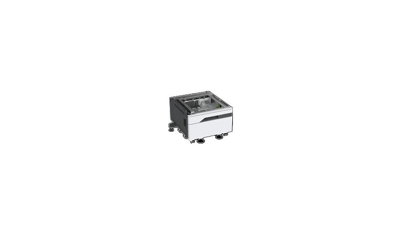 Lexmark printer cabinet with caster base - 520 sheets