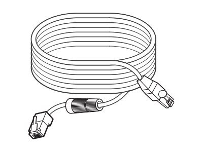 Hanwha Techwin WiseNet SCL-150 - camera sensor cable - RJ-45 to RJ-12 (6 pin) - 49 ft