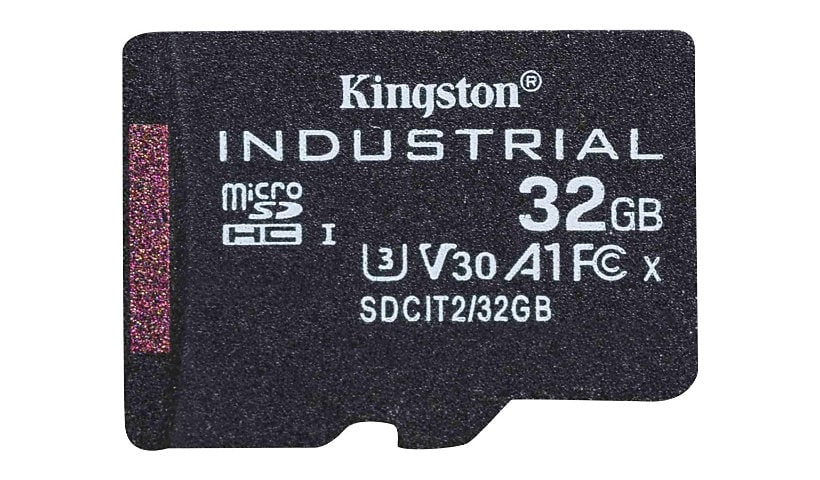 Kingston Industrial - carte mémoire flash - 32 Go - microSDHC UHS-I