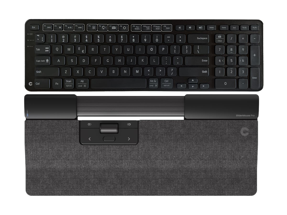 Contour SliderMouse Pro - central pointing device - regular - Bluetooth, 2.4 GHz, USB-C - dark gray