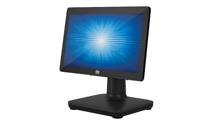 EloPOS System i3 - with I/O Hub Stand - all-in-one - Core i3 8100T 3.1 GHz - 8 GB - SSD 256 GB - LED 15.6"