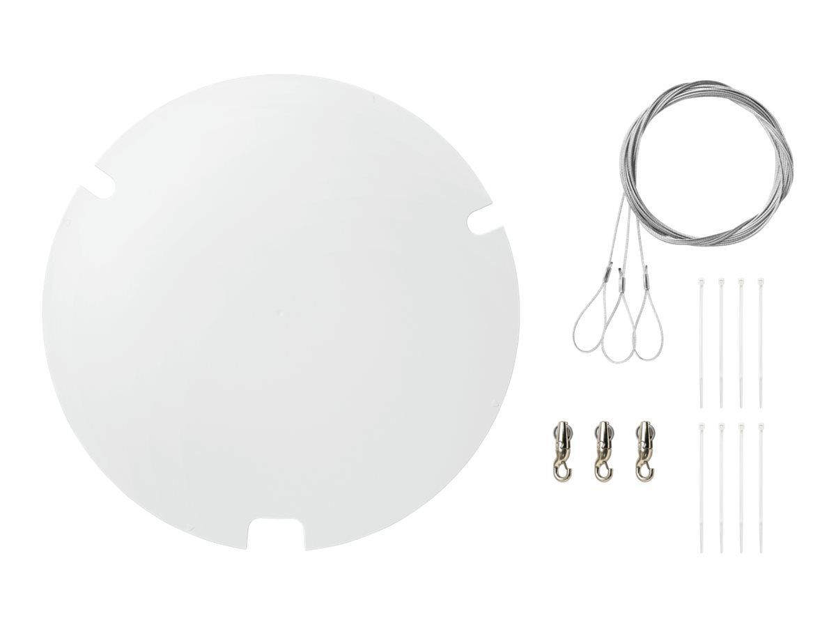 Shure A900W-R-GM - suspended mount support for ceiling array microphone - round