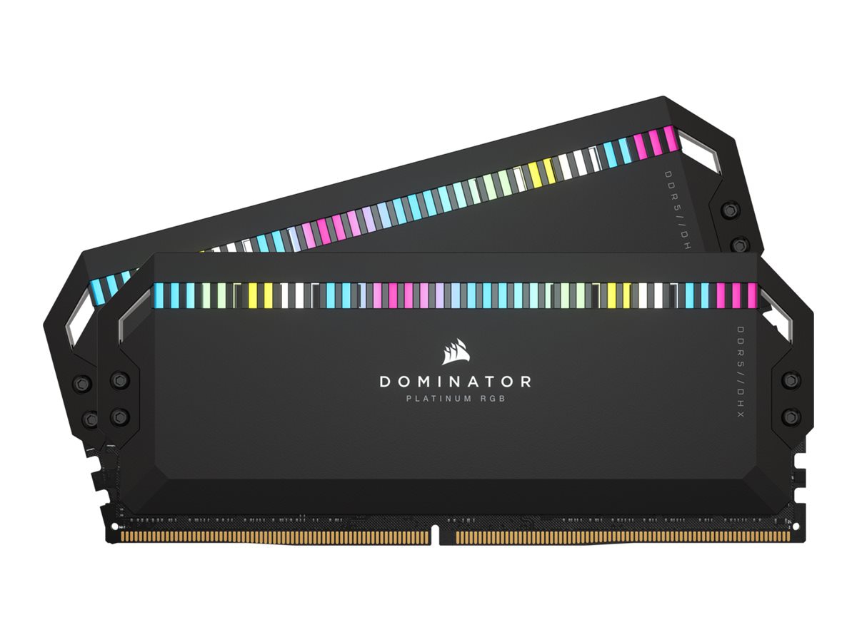 CORSAIR Dominator Platinum RGB - DDR5 - kit - 32 GB: 2 x 16 GB - DIMM 288-p