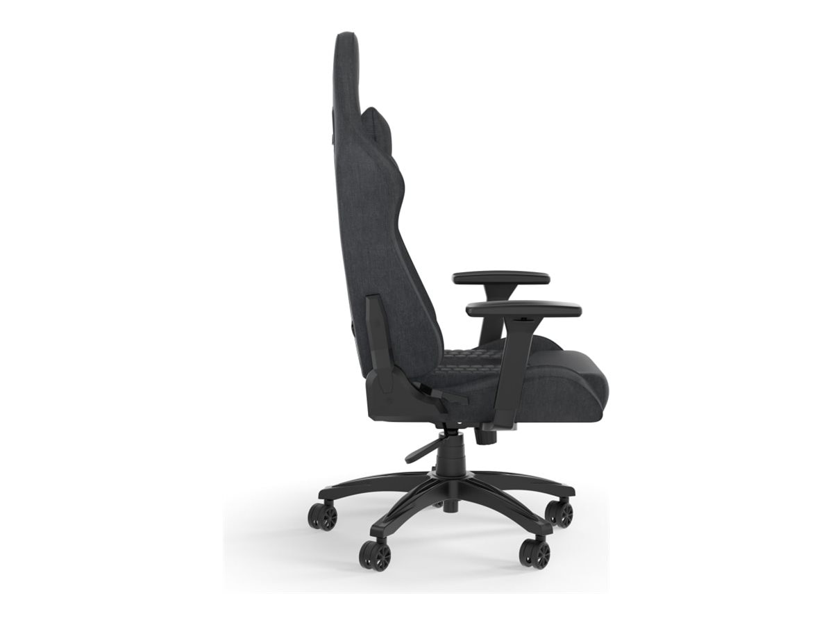 Thumbnail 3 of 9 for CORSAIR TC100 RELAXED - gaming chair - nylon, steel frame, soft fabric - black/gray