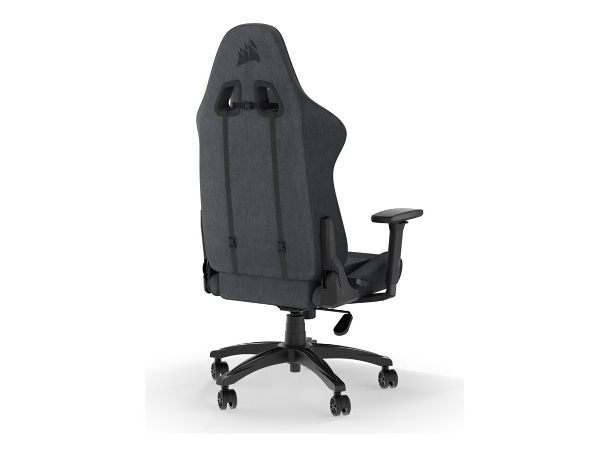 Thumbnail 5 of 9 for CORSAIR TC100 RELAXED - gaming chair - nylon, steel frame, soft fabric - black/gray
