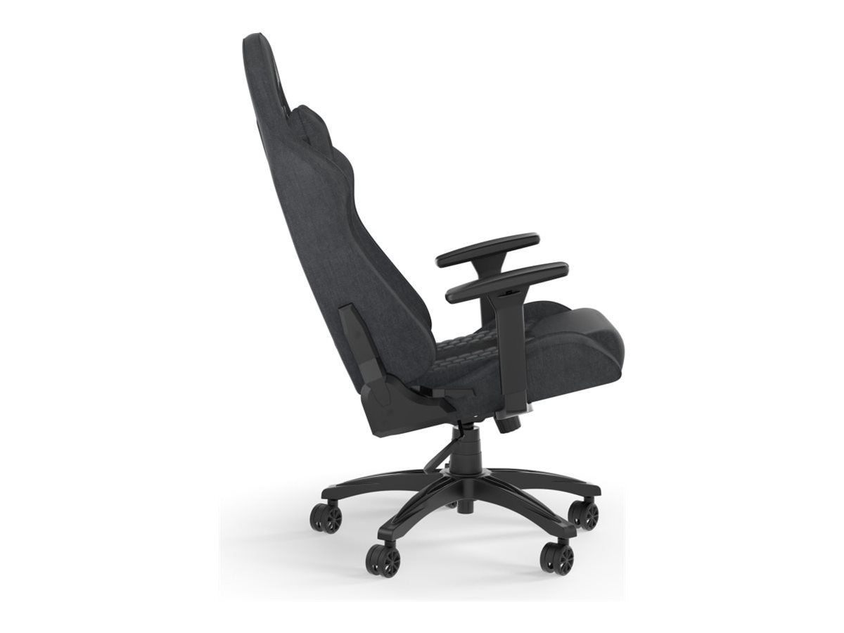 Thumbnail 6 of 9 for CORSAIR TC100 RELAXED - gaming chair - nylon, steel frame, soft fabric - black/gray