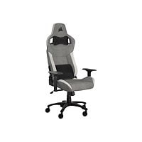 CORSAIR T3 RUSH - gaming chair - fabric - gray white