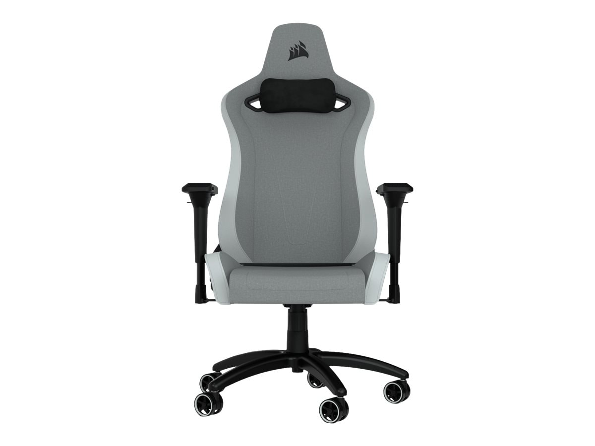 CORSAIR TC200 - gaming chair - soft fabric - white, light gray