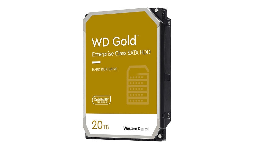 WD Gold WD202KRYZ - hard drive - Enterprise - 20 TB - SATA 6Gb/s