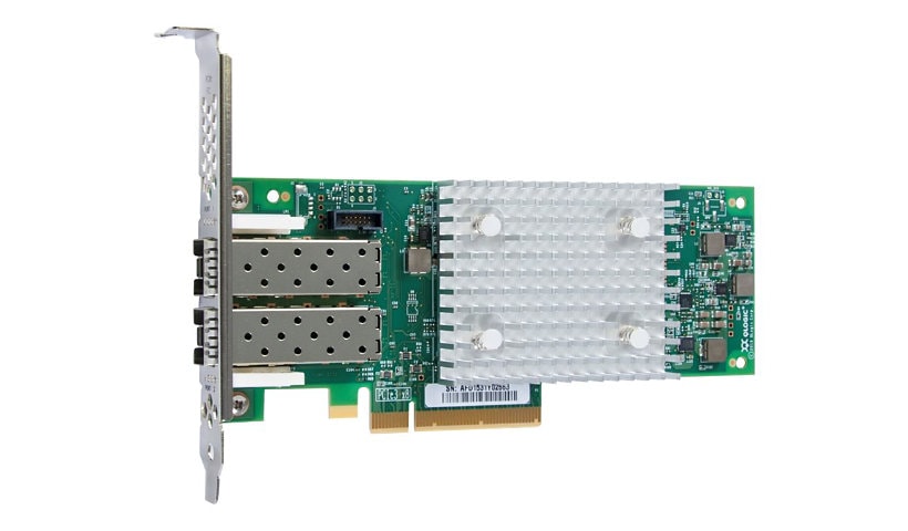 Lenovo ThinkSystem QLogic QLE2742 - Adaptateur de bus hôte - PCIe 3.0 x8 - 32Gb Fibre Channel SFP+ x 2