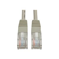 Eaton Tripp Lite Series Cat5e 350 MHz Molded (UTP) Ethernet Cable (RJ45 M/M), PoE - Gray, 50 ft. (15.24 m) - patch cable